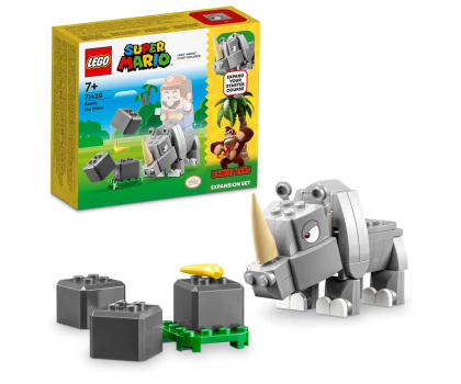 Klocki LEGO® LEGO Super Mario 71420 Nosorożec Rambi - zestaw rozszerzający
